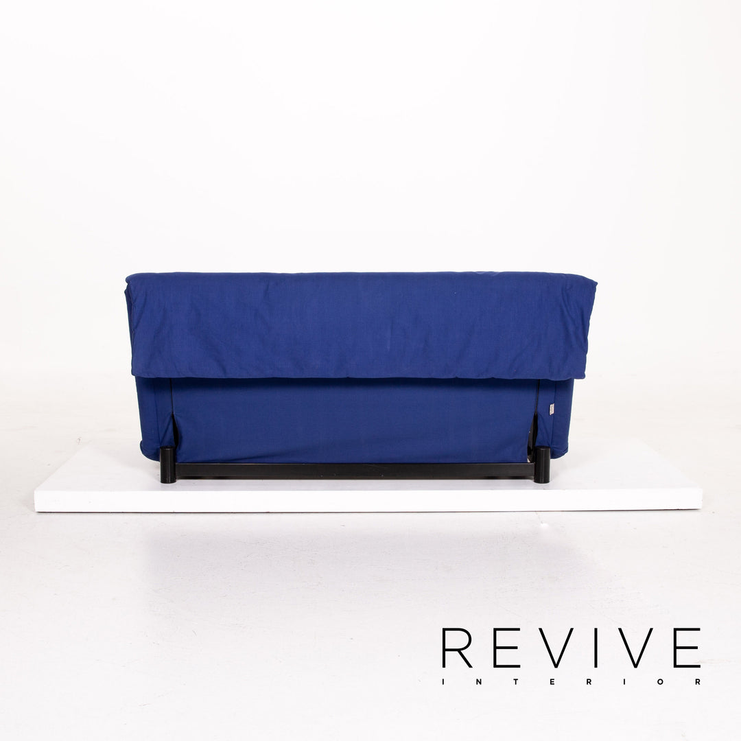 ligne roset Multy Fabric Sofa Blue Sleeping Function Sofa Bed Couch #14509