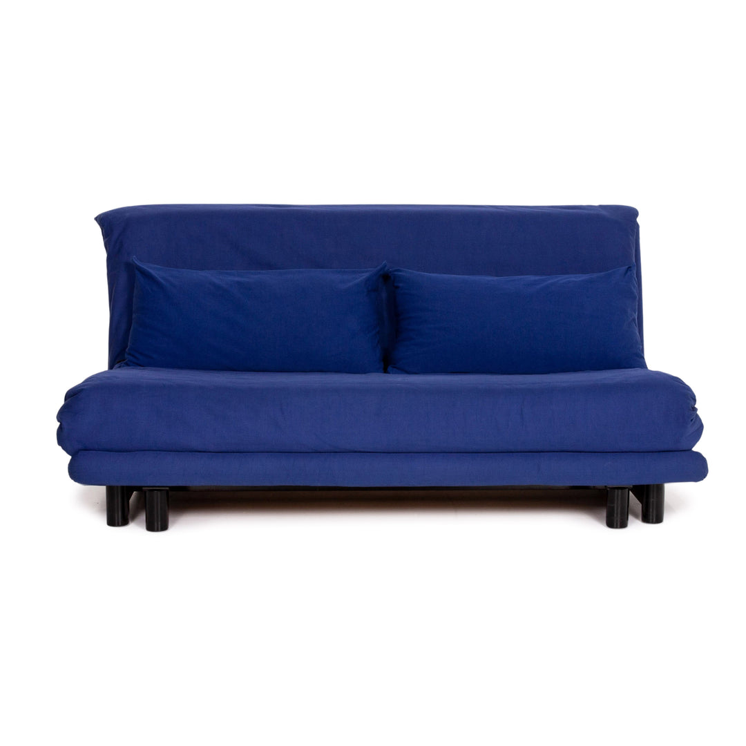 ligne roset Multy Fabric Sofa Blue Sleeping Function Sofa Bed Couch #14509