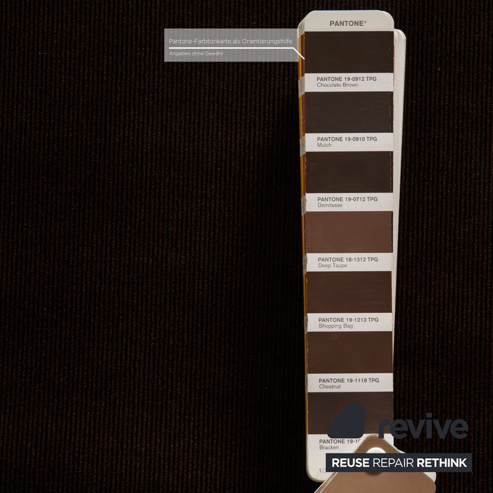 Ligne Roset Multy fabric sofa brown three-seater couch function sleep function