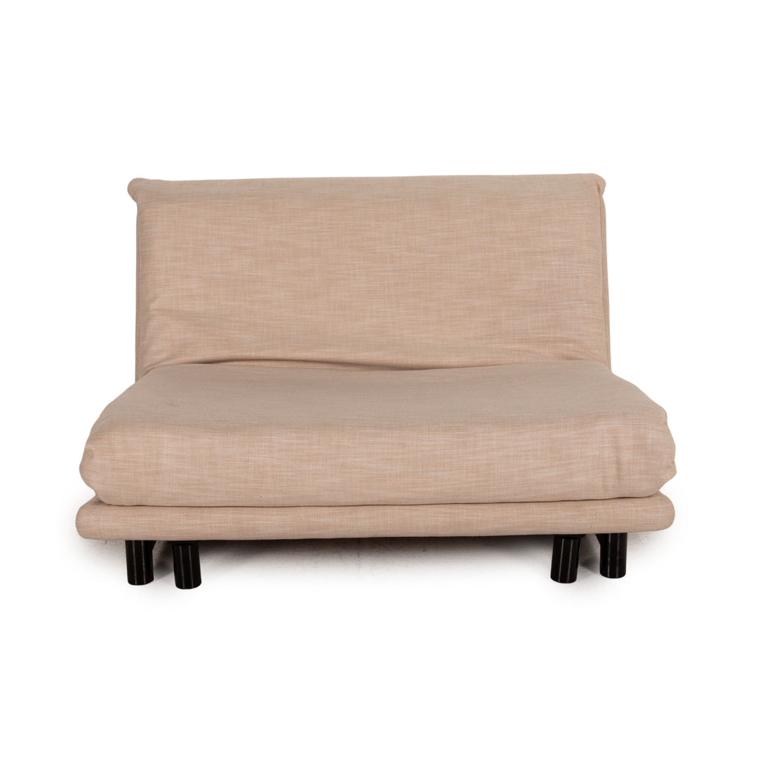 ligne roset Multy fabric sofa cream two-seater sofa bed function sleeping function