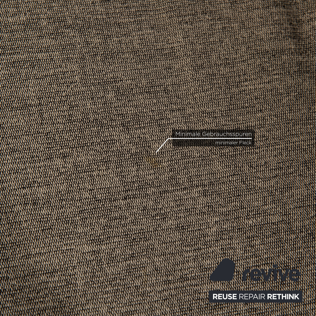 ligne roset Multy fabric sofa gray three-seater couch function sleeping function