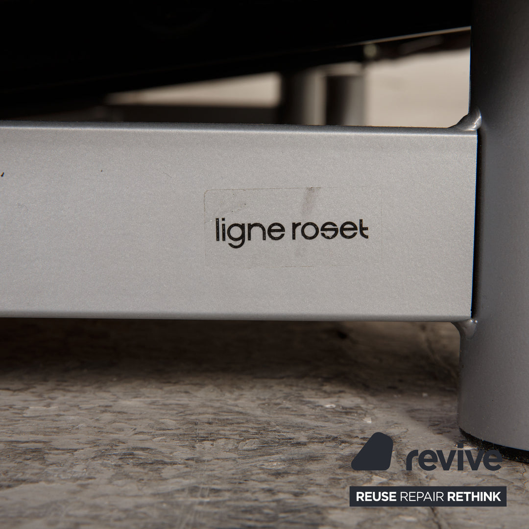 ligne roset Multy fabric sofa gray three-seater couch function sleeping function