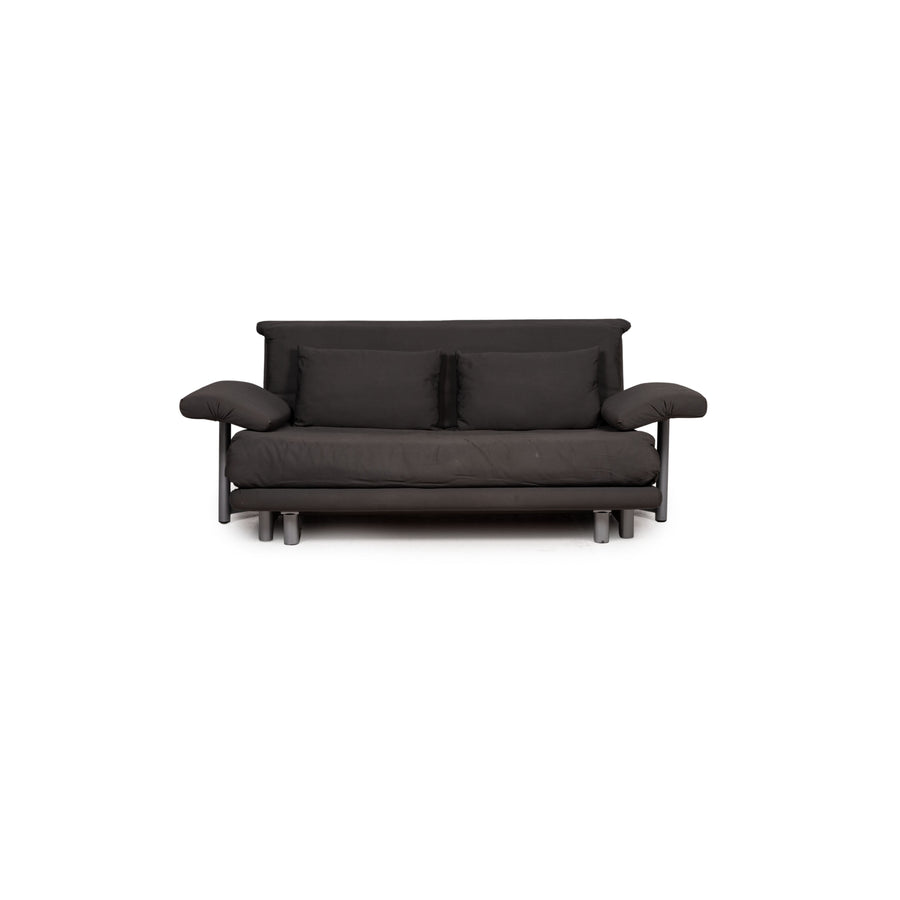 ligne roset Multy fabric sofa gray three-seater couch function sleeping function