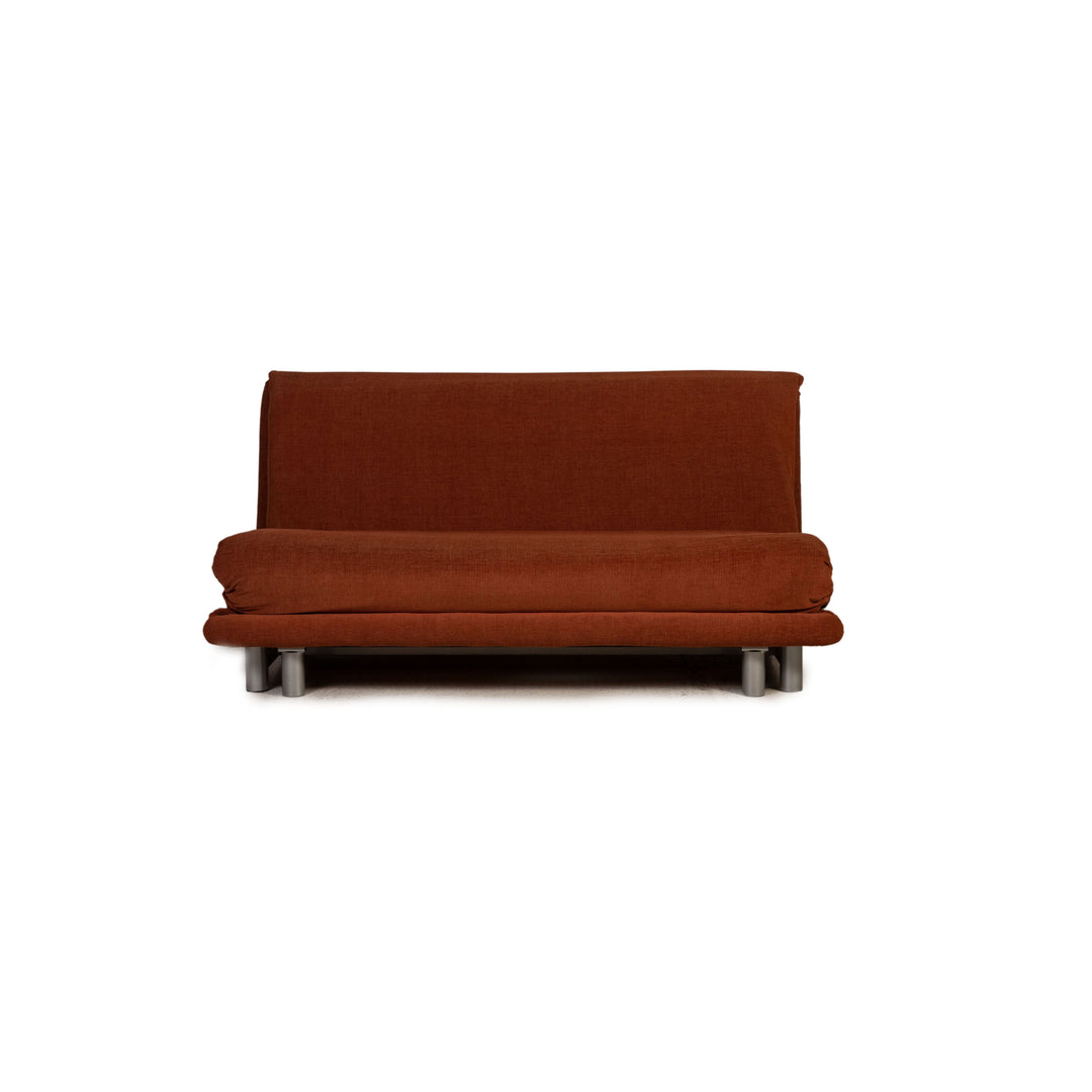 ligne roset Multy Stoff Sofa Orange Dreisitzer Couch Funktion Schlaffunktion