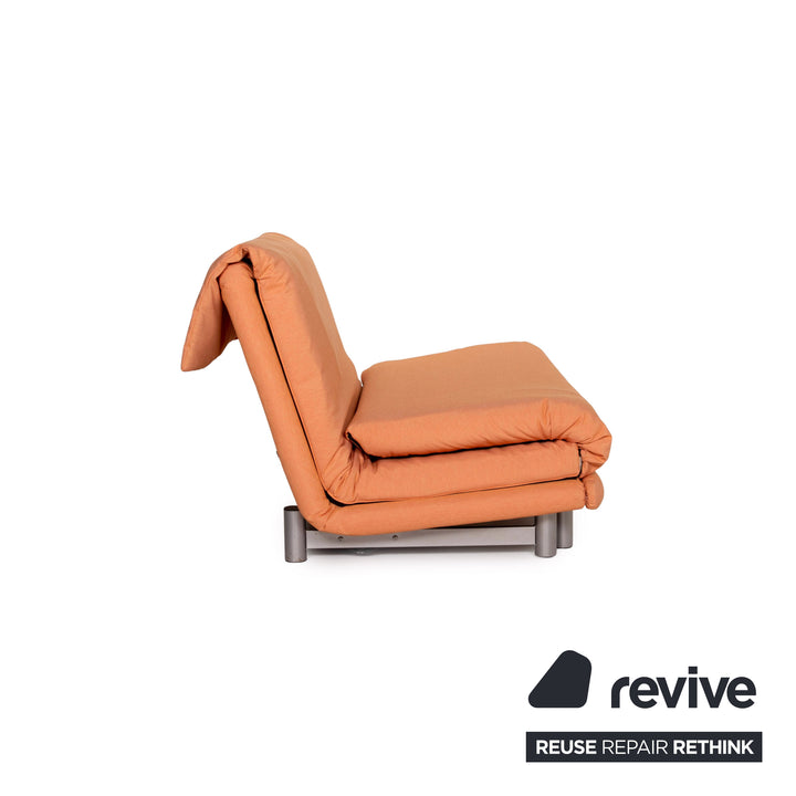 ligne roset Multy Fabric Sofa Orange Three Seater Sleeper Sofa Bed #14798