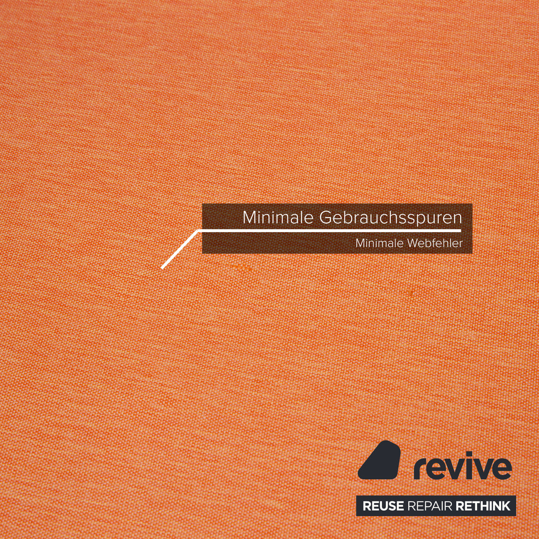 ligne roset Multy Fabric Sofa Orange Three Seater Sleeper Sofa Bed #14798