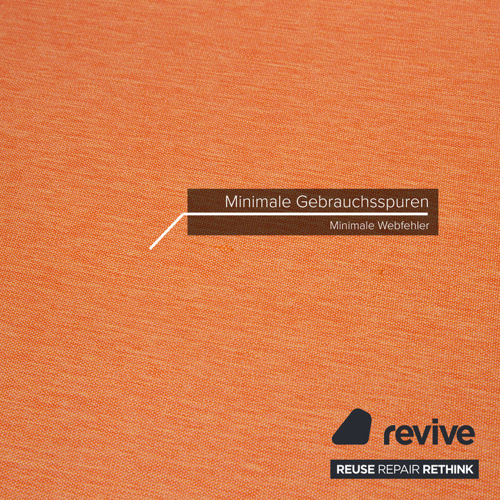 ligne roset Multy Fabric Sofa Orange Three Seater Sleeper Sofa Bed #14798