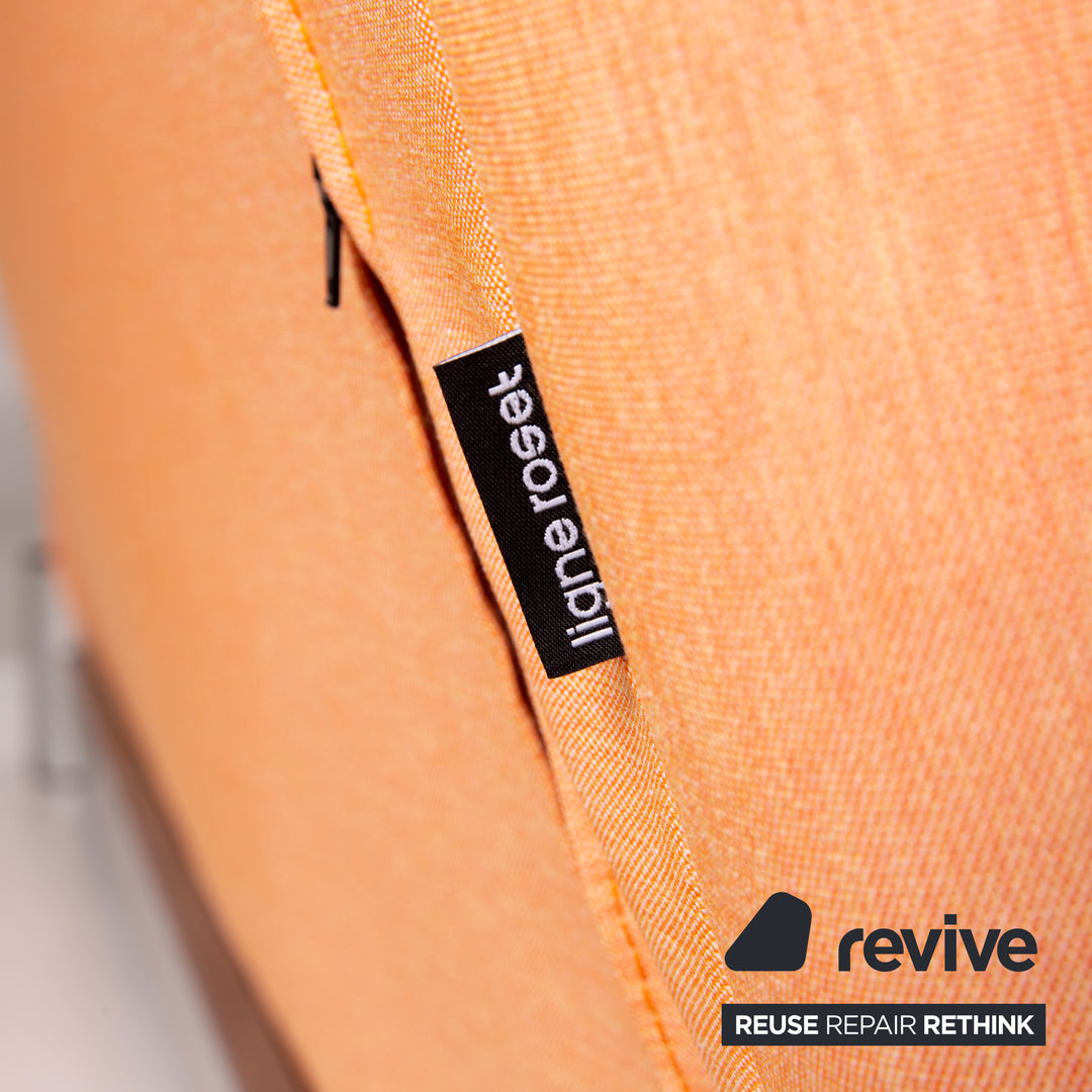 ligne roset Multy Fabric Sofa Orange Three Seater Sleeper Sofa Bed #14798