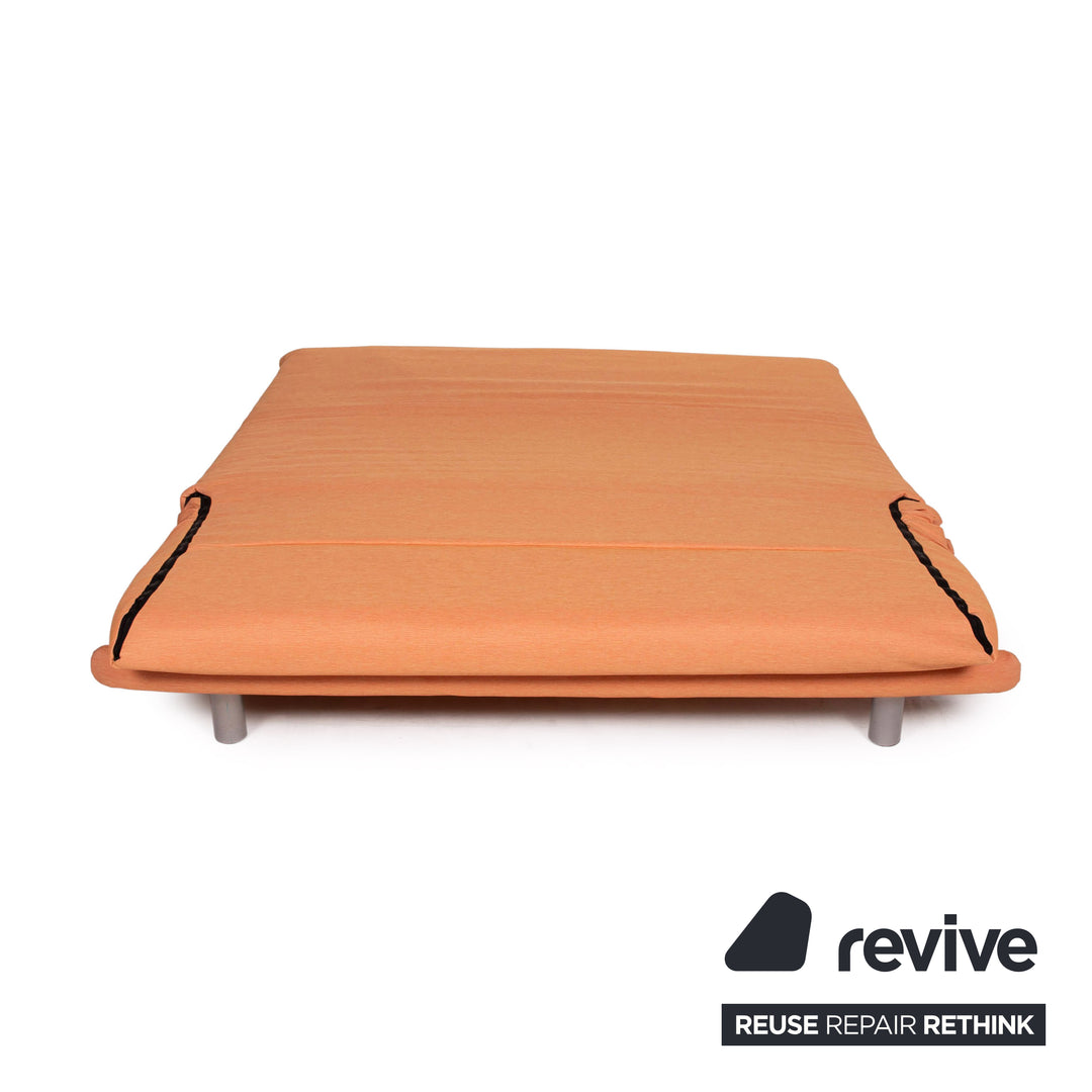 ligne roset Multy Fabric Sofa Orange Three Seater Sleeper Sofa Bed #14798