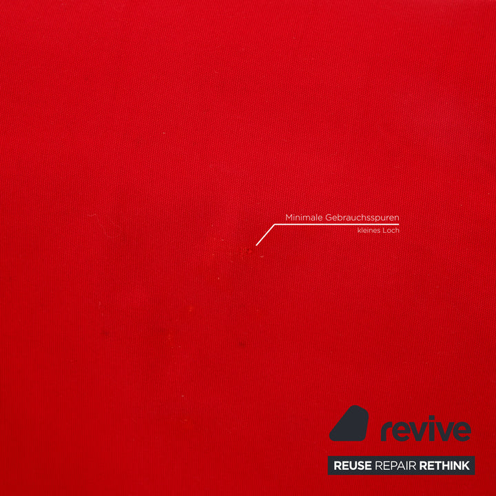 ligne roset Multy fabric sofa red three-seater couch function sleeping function