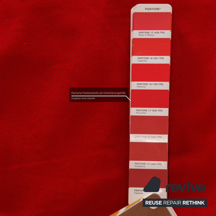 ligne roset Multy fabric sofa red three-seater couch function sleeping function