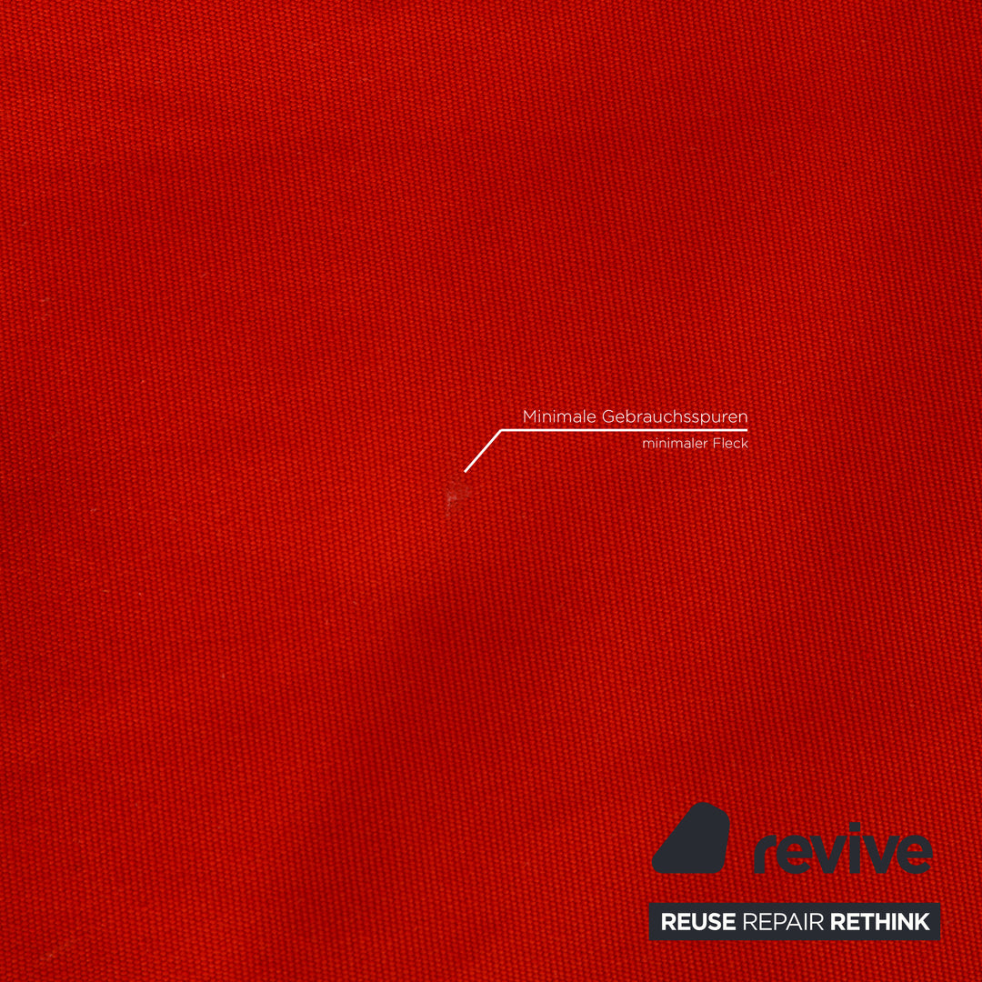 ligne roset Multy fabric sofa red three-seater couch function sleeping function