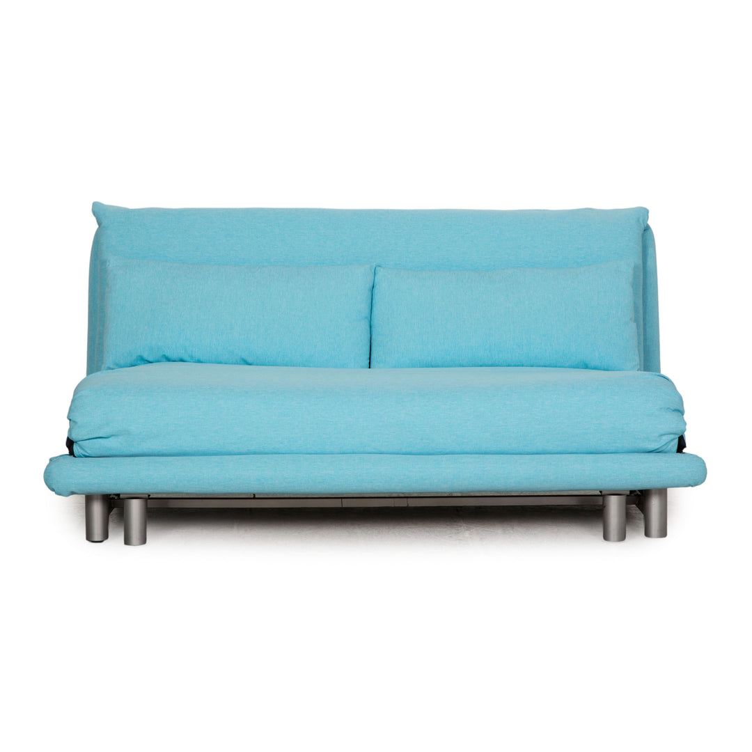 ligne roset Multy Stoff Dreisitzer Blau Sofa Couch Schlaffunktion Neubezug