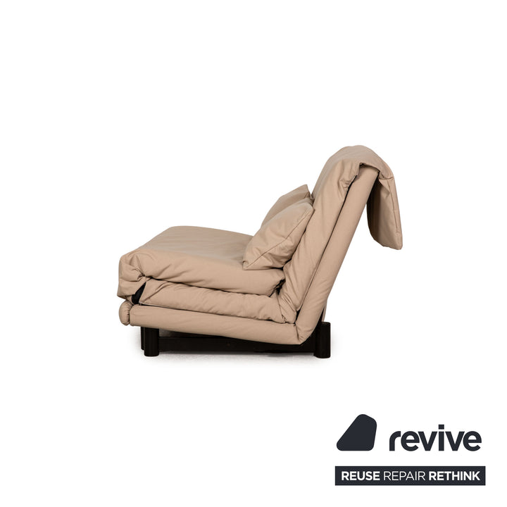 Ligne Roset Multy Stoff Zweisitzer Creme Schlafsofa Couch Neubezug