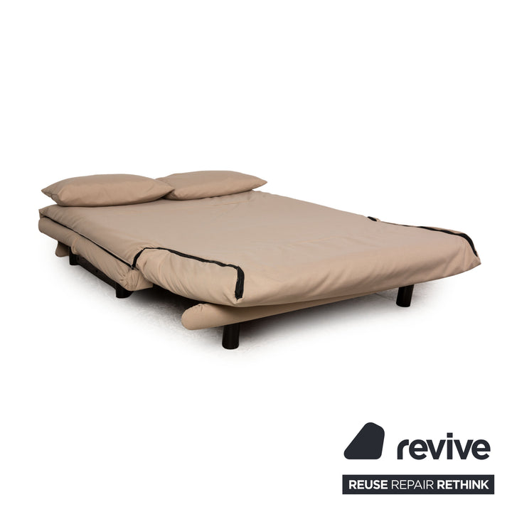 Ligne Roset Multy Stoff Zweisitzer Creme Schlafsofa Couch Neubezug
