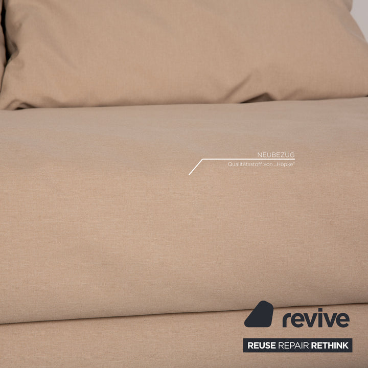 Ligne Roset Multy Stoff Zweisitzer Creme Schlafsofa Couch Neubezug