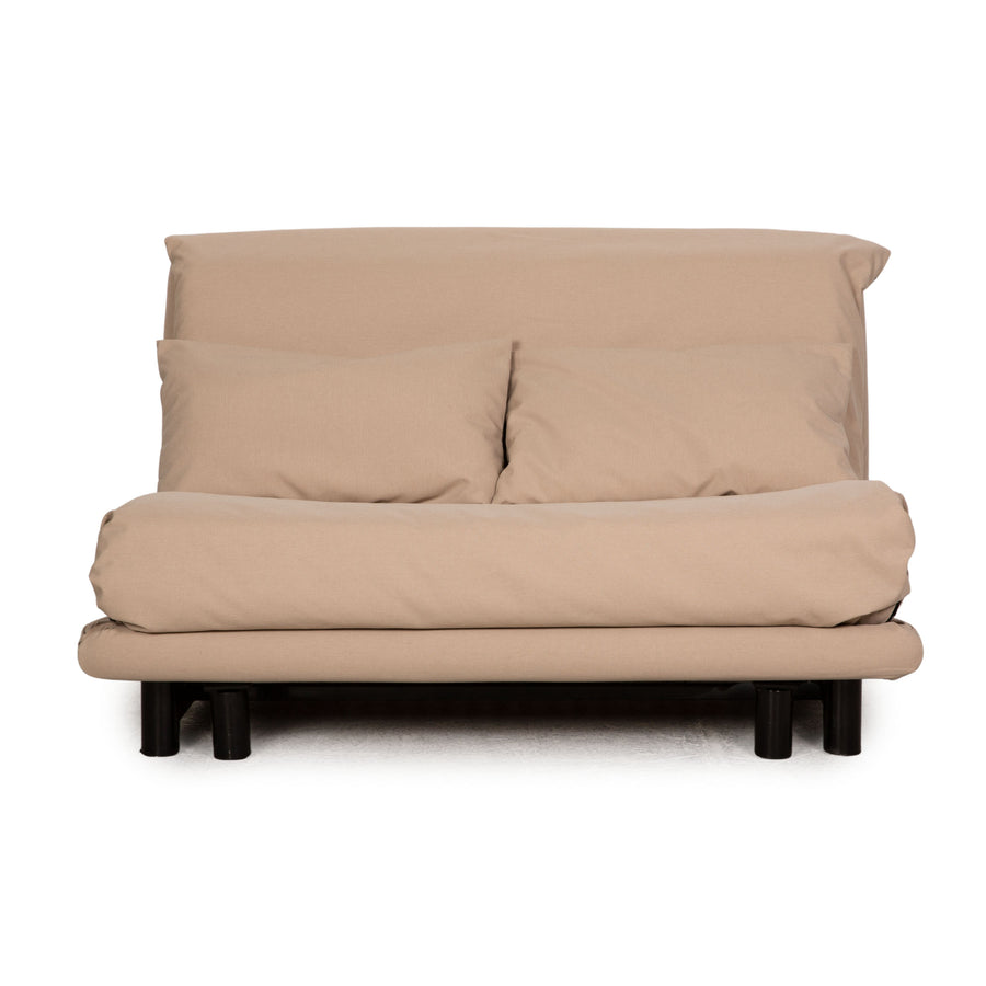 Ligne Roset Multy Stoff Zweisitzer Creme Schlafsofa Couch Neubezug