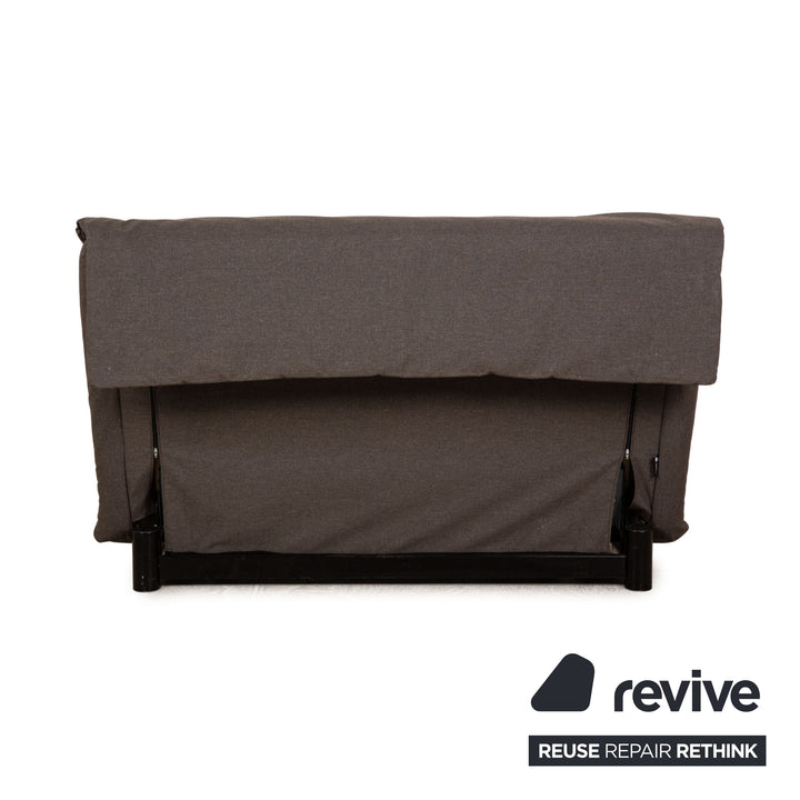 Ligne Roset Multy Zweisitzer Schlafsofa Couch Sofa manuelle Funktion Grau Braun