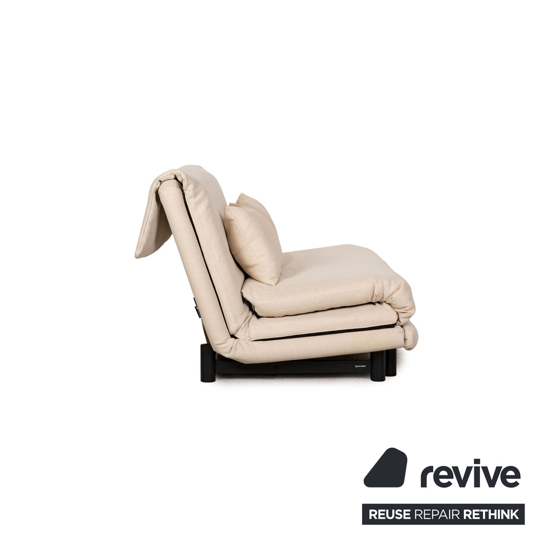 Ligne Roset Multy 3 Seater Fabric Sofa Gray Sofa Bed Couch Reupholstered