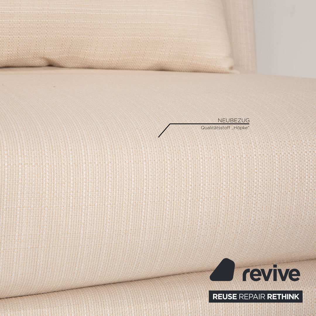 Ligne Roset Multy 3 Seater Fabric Sofa Gray Sofa Bed Couch Reupholstered