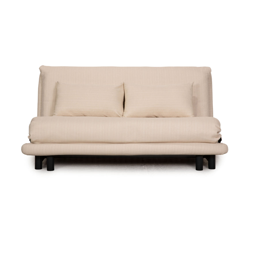 Ligne Roset Multy 3 Seater Fabric Sofa Gray Sofa Bed Couch Reupholstered