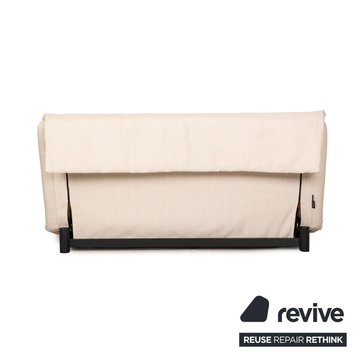 Ligne Roset Multy 3 Seater Fabric Sofa Gray Sofa Bed Couch Reupholstered