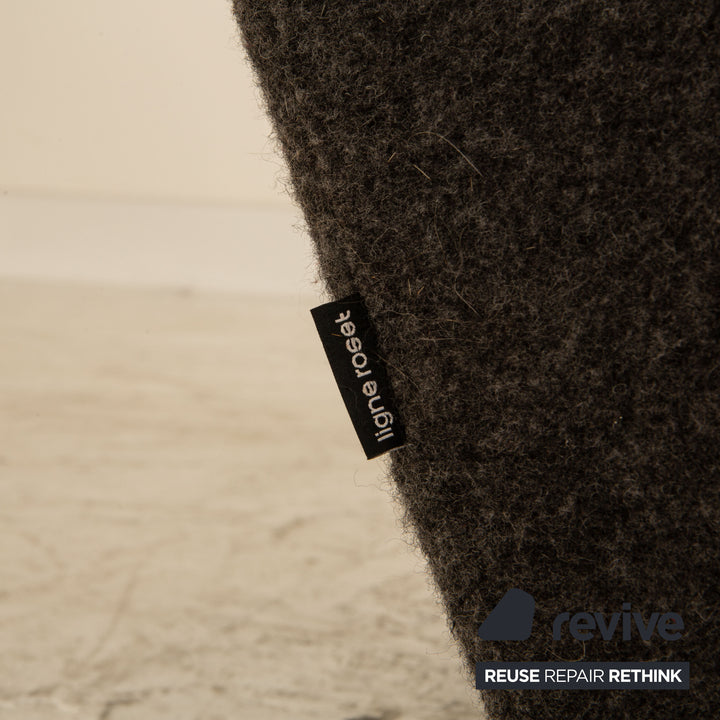 ligne roset Neo fabric armchair grey