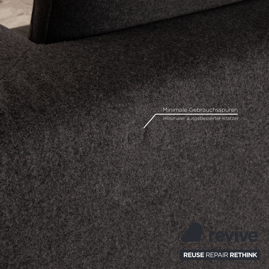 ligne roset Opium Stoff Sofa Grau Ecksofa Couch