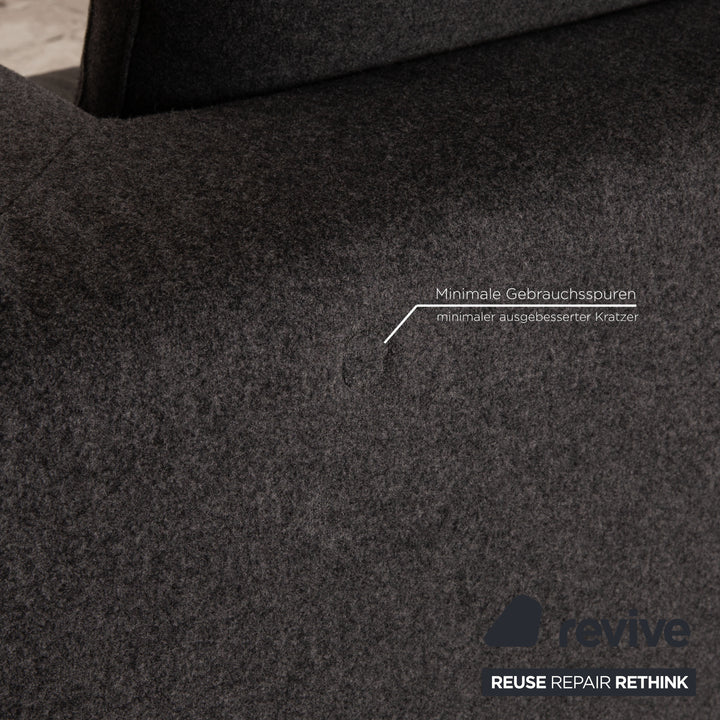 ligne roset Opium Stoff Sofa Grau Ecksofa Couch
