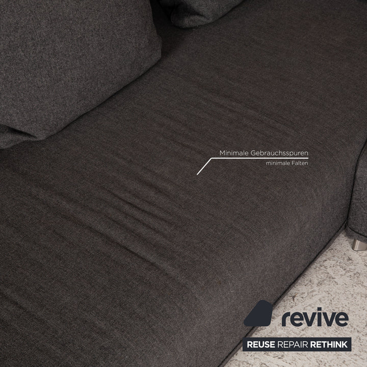 ligne roset Opium Stoff Sofa Grau Ecksofa Couch