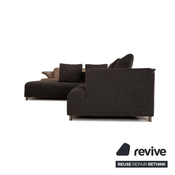 ligne roset Opium Stoff Sofa Grau Ecksofa Couch