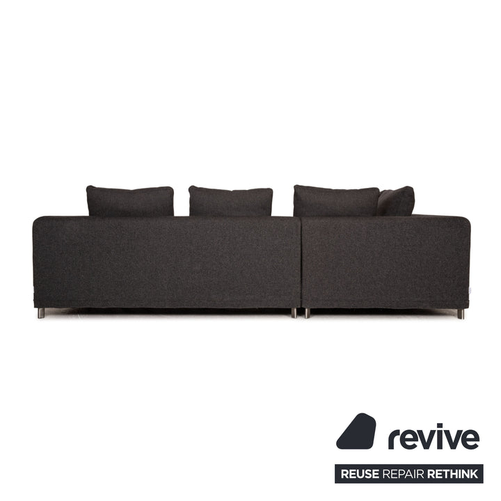 ligne roset Opium Stoff Sofa Grau Ecksofa Couch