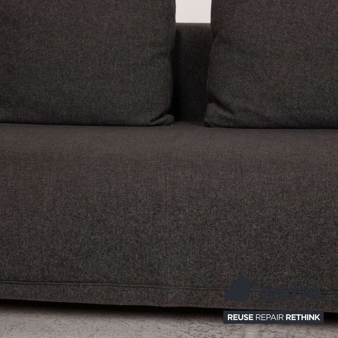 ligne roset Opium Stoff Sofa Grau Ecksofa Couch