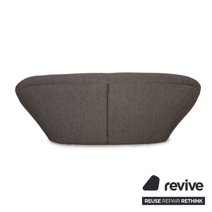Ligne Roset Ploum Fabric Sofa Gray Two Seater Couch