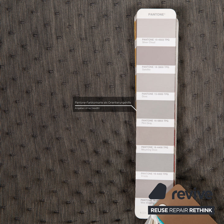 Ligne Roset Ploum Fabric Sofa Gray Two Seater Couch