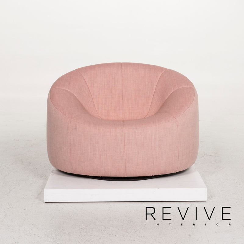 ligne roset Pumpkin Stoff Sessel Rosé Pierre Paulin 