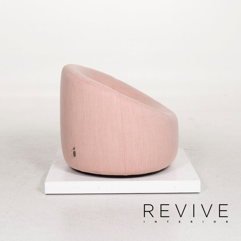 ligne roset Pumpkin Stoff Sessel Rosé Pierre Paulin 