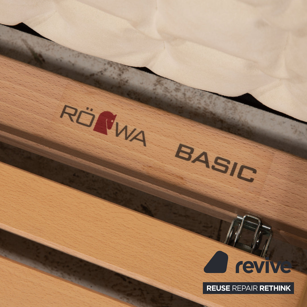 ligne roset Ruché Stoff Bett Creme Doppelbett