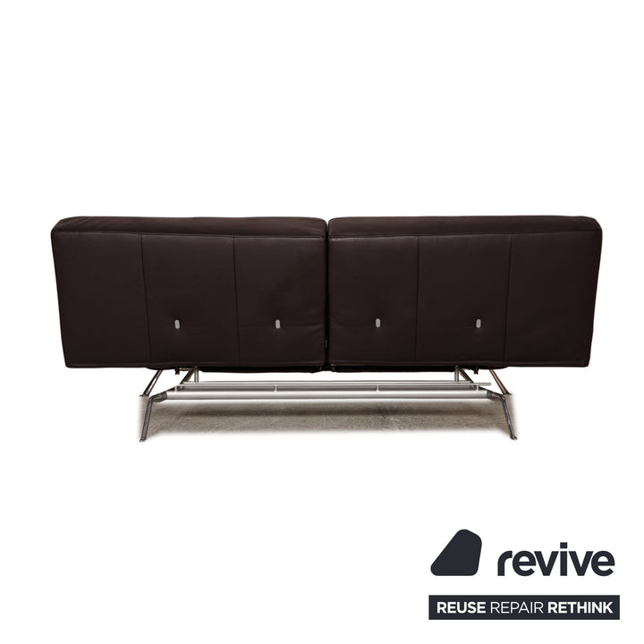 ligne roset Smala Leder Dreisitzer Lila  Sofa Couch Funktion