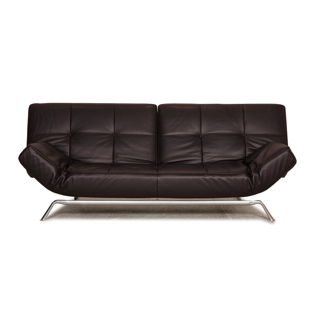 ligne roset Smala Leder Dreisitzer Lila  Sofa Couch Funktion