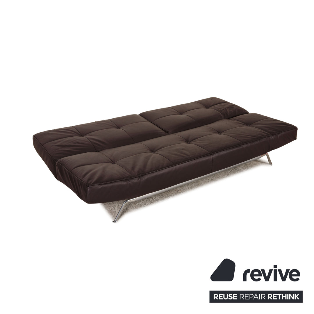 ligne roset Smala Leder Dreisitzer Lila  Sofa Couch Funktion