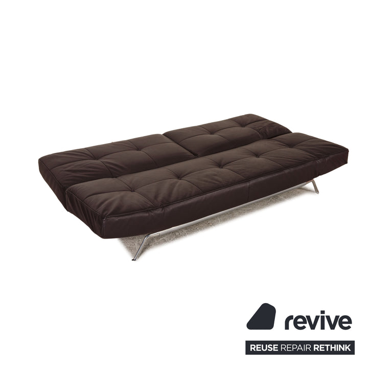 ligne roset Smala Leder Dreisitzer Lila  Sofa Couch Funktion