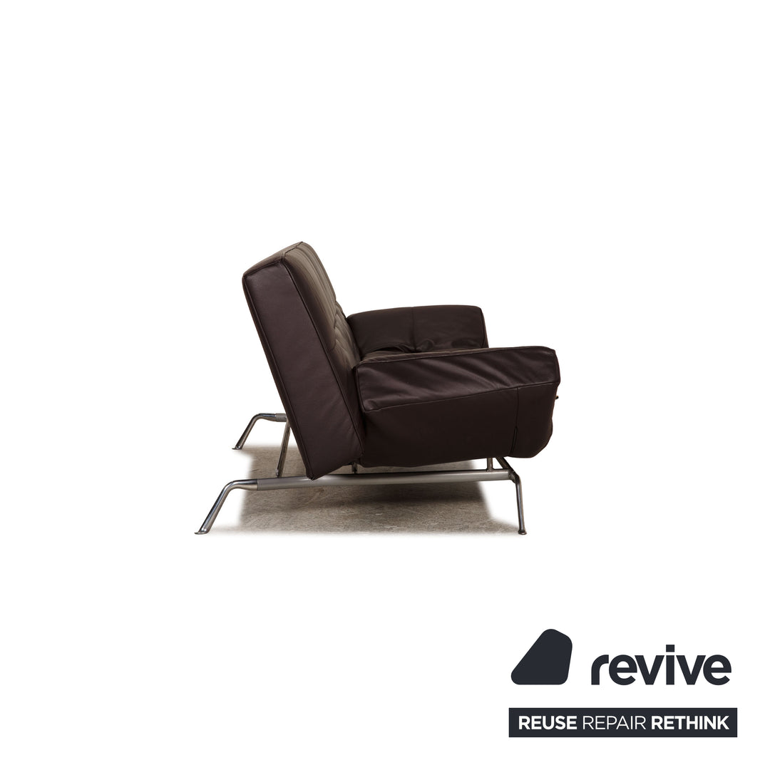 ligne roset Smala Leder Dreisitzer Lila  Sofa Couch Funktion