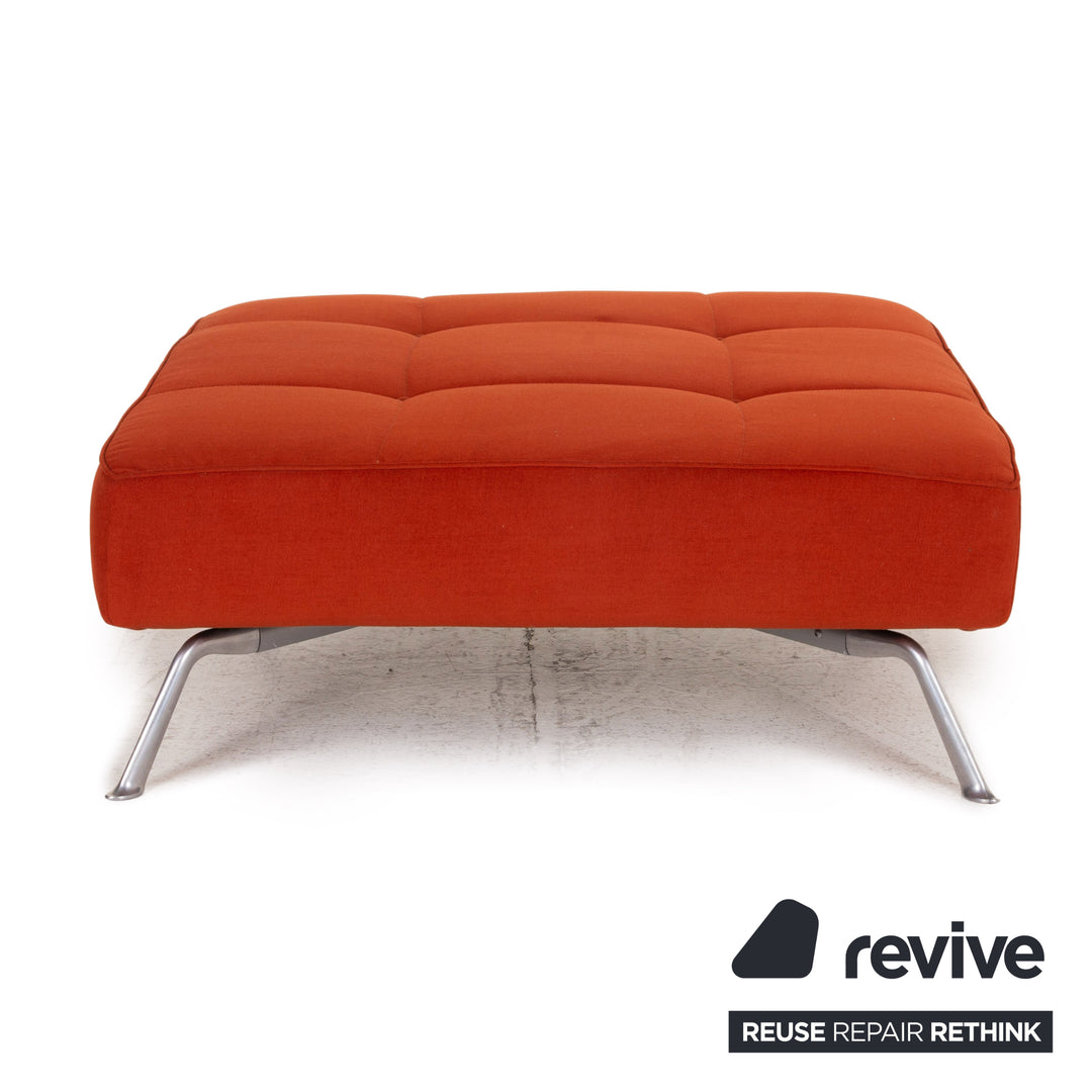 ligne roset Smala Stoff Hocker Orange Rost Ottoman