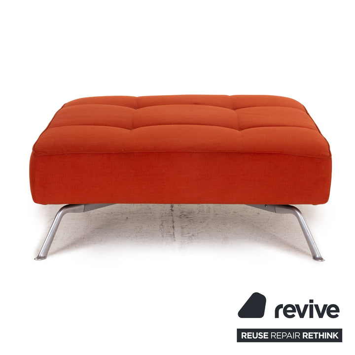 ligne roset Smala Stoff Hocker Orange Rost Ottoman