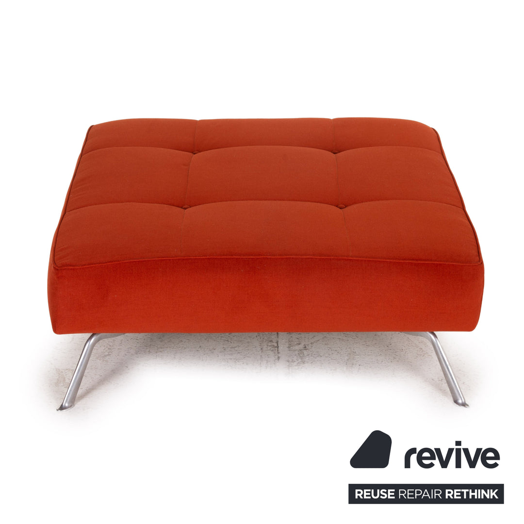 ligne roset Smala Stoff Hocker Orange Rost Ottoman