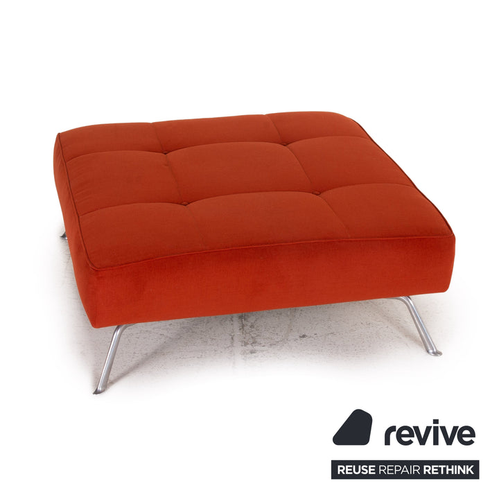 ligne roset Smala Stoff Hocker Orange Rost Ottoman