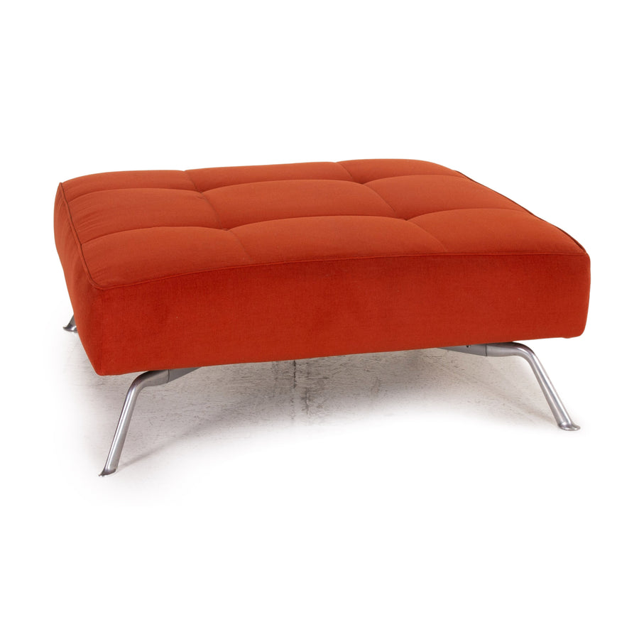 ligne roset Smala Stoff Hocker Orange Rost Ottoman
