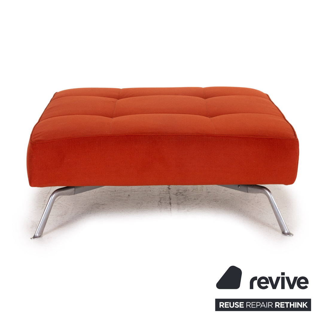 ligne roset Smala Stoff Hocker Orange Rost Ottoman