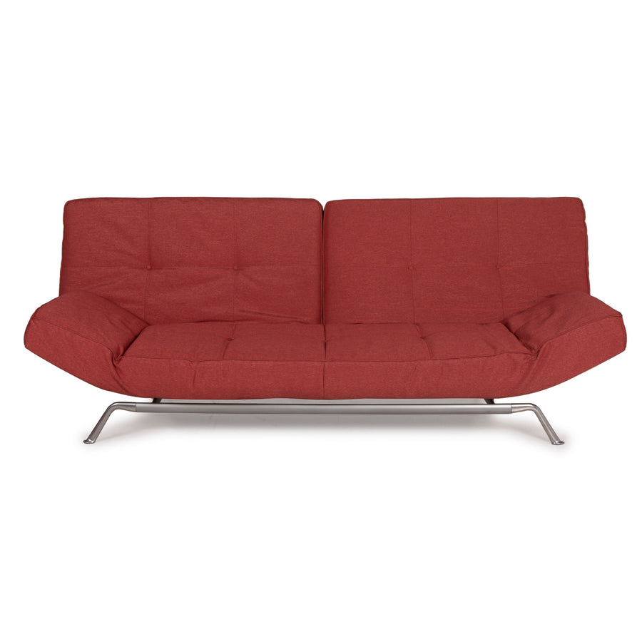 ligne roset Smala fabric sofa three-seater sofa bed red